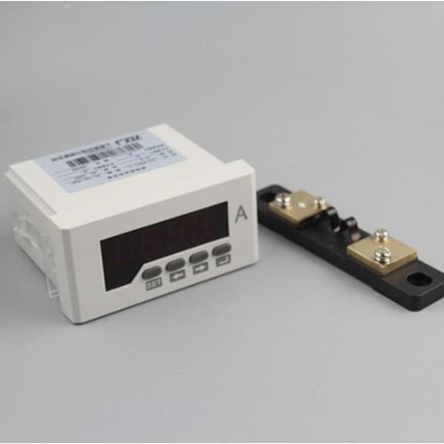 LED ampere meter Single Phase 0-10A DC current meter with RS485 communication function Modbus-RTU protocol with current shut
