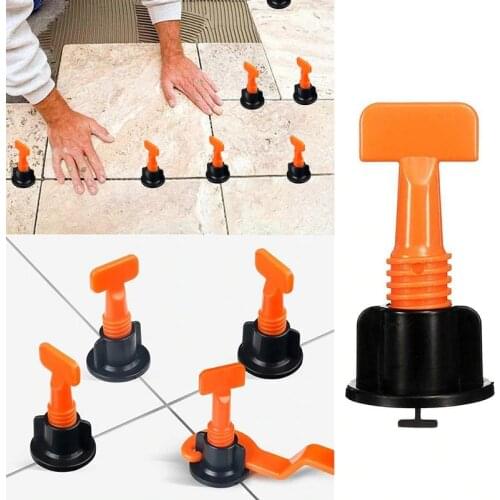 24pcs Level Wedges Tile Spacers For Flooring Wall Tile Positioner Carrelage Floor Tile Leveling System Leveler Locator Spacers