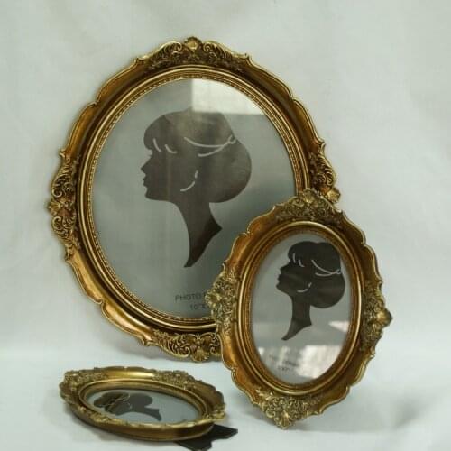 6-Inch 7-Inch 12-Inch Vintage Oval Decorations Photo Frame Paint Frame European Decoration Nordic Home Creative picture frames
