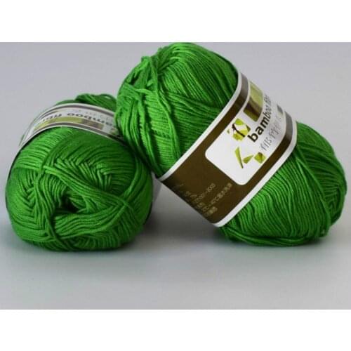 6 balls 50g/ball Mulberry Silk Thread Hand Knitting Yarn Crochet The Baby Yarn Wool Woven Bamboo Cotton Silk Line