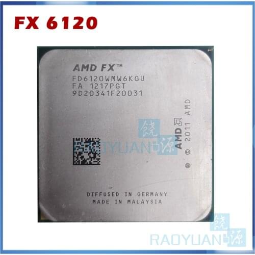 AMD FX-Series FX-6120 FX 6120 3.5 GHz Six-Core CPU Processor FD6120WMW6KGU Socket AM3