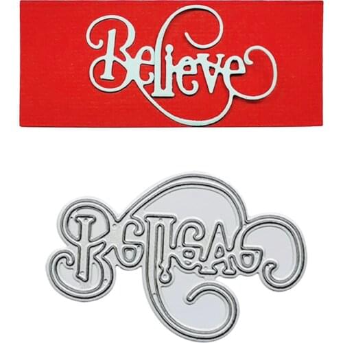 English Word Metal Cutting Dies Happy Birthday Letters DIe Cut Scrapbooking Paper Card Embossing Mold Decoration Stamp