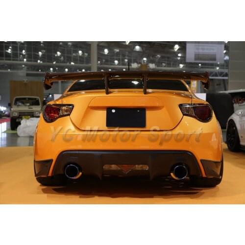Car Accessories Carbon Fiber Zele P Style Rear Bumper Spat Fit For 2012-2016 GT86 FT86 ZN6 FR-S BRZ ZC6 Rear Spats