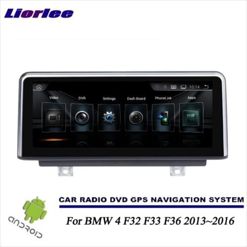 Liorlee Car Android Multimedia Player For BMW 4 F32 F33 F36 2013-2016 CarRadio HD Sbreen Dispaly TV GPS Navigation System