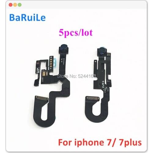 BaRuiLe 5pcs for iPhone 7 7G Plus Replacement Parts Front Facing Camera Module Proximity Light Sensor Flex Cable