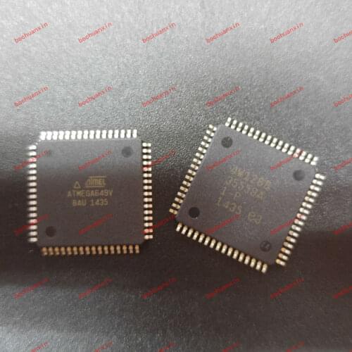 Free Shipping! 5pcs/lot ATMEGA649V-8AU ATMEGA649V 8AU 8-bit Microcontroller with In-System Programmable Flash QFP-64