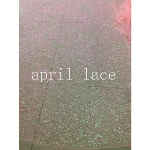 Free ship 5 yards/bag AA1534 # no .25 color sexy pattern glued glitter hand print tulle net mesh fabric for wedding