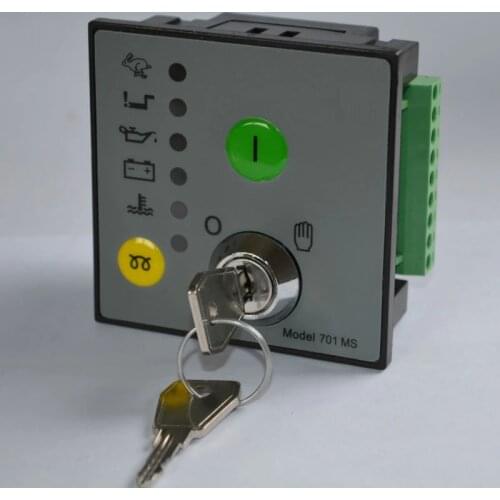Free shipping 701 MS Manual Start Generator Controller Board Key Start Module