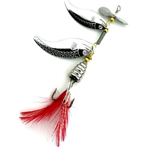 Sequin Spoon Lure Metal wobbler Fishing Lures Spinner Baits 12g