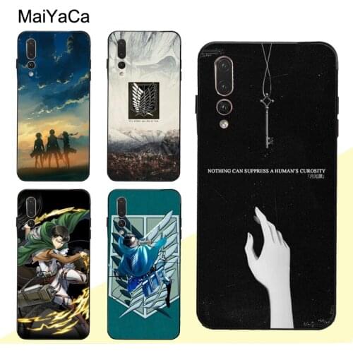 MaiYaCa Shingeki no Kyojin Attack on Titan Case For Huawei P30 Pro P40 P10 P20 Lite Mate 20 30 10 Lite P Smart 2019 Z
