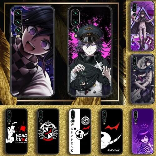 Anime Danganronpa Phone case For Huawei P Mate P10 P20 P30 P40 10 20 Smart Z Pro Lite 2019 black luxury coque tpu Etui silicone