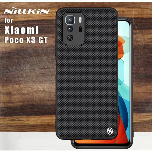 Nillkin for Xiaomi Poco X3 GT 5G case back cover Textured protective Nilkin nylon fiber TPU PC cases for Poco X3 GT