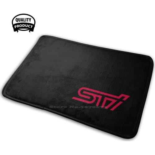 Sti Logo Black Soft House Family Anti-Slip Mat Rug Carpet Mitsubishi Rally Ralliart To Sb Lancer Evo Evolution Mcrae Galli Wrc