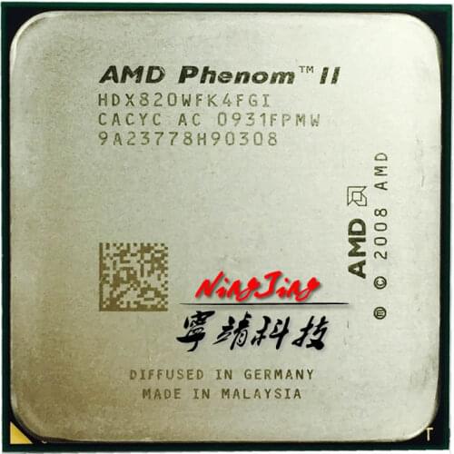AMD Phenom II X4 820 2.8 GHz Quad-Core CPU Processor HDX820WFK4FGI Socket AM3