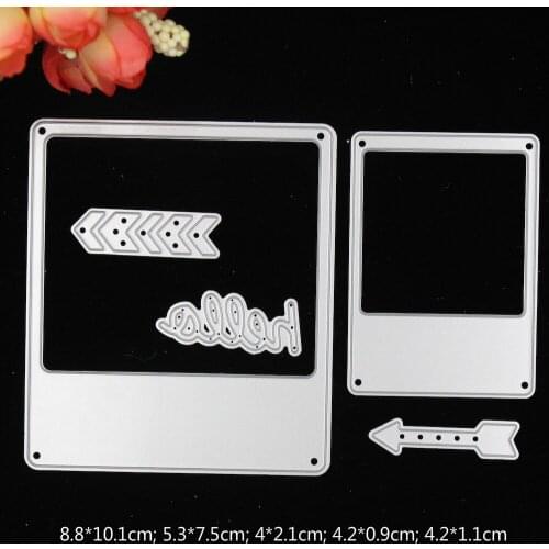 Photo Frames Metal Cutting Dies Stencils for DIY Scrapbooking/photo album Decorative Embossing DIY Paper Card