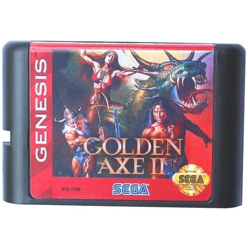 Golden Axe II 16 bit MD Game Card For Sega Mega Drive For Genesis