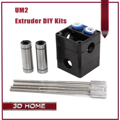 Ultimaker 2 Extruder DIY kit HotEnd Dual Heads With LM6LUU For 1.75mm/3.0mm Filament UM2 Ultimaker 2