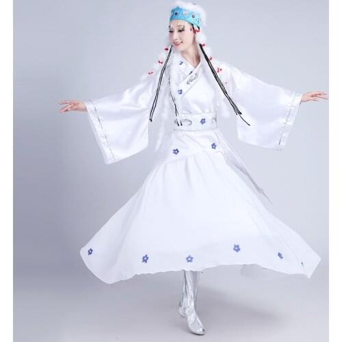 " Ancient performance female Mongolian Hui film and television stage costume spring autumn including hat+jacket+dress+belt