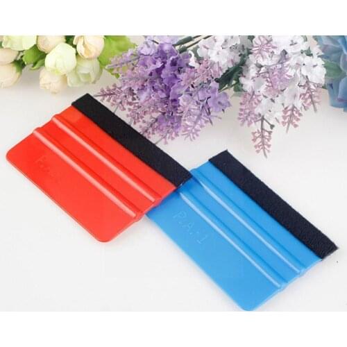Car modified PP + woven flannel Wrap Film Squeegee Tools Kit Scraper Car Sticker Vehicle Styling Auto Accessories Installat Q1V3