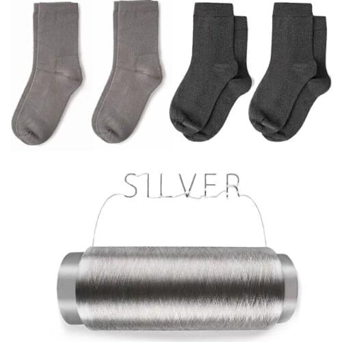 Mens Socks by Silver Cotton Perspiration breathable antibacterial deodorant Health sport socks business
