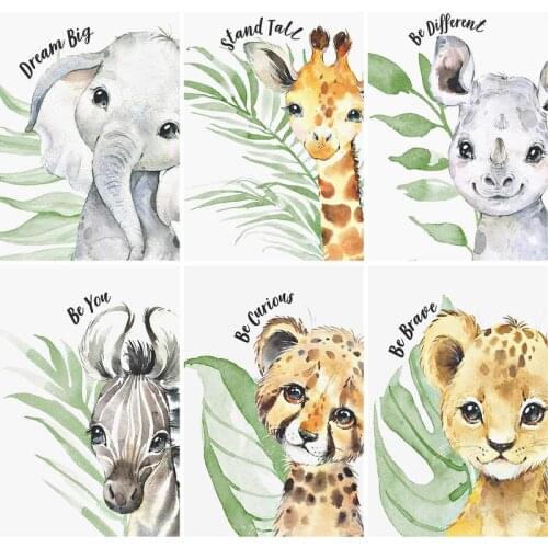 GATYZTORY Painting By Numbers Animal Oil Paint Kit HandPainted DIY Gift 60x75cm Frame On Canvas Modern Home Decor Wall Art Photo