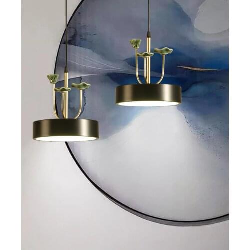 New Chinese Style Small Droplight Zen Chinese Style Creative Personality Lamps Modern Minimalist Restaurant Bar Bedside Lamp