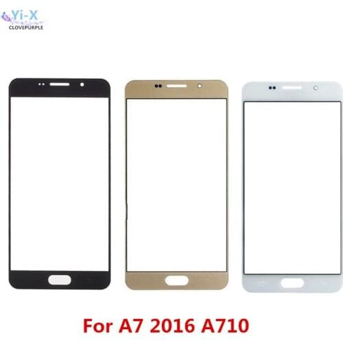 New Touch screen For Samsung Galaxy A7 2016 A710 A710F Front Outer Glass Top Lens Touch Screen Panel