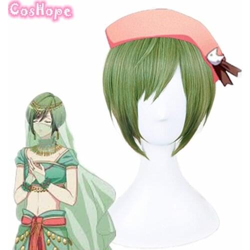 Yuki Rurikawa Cosplay New Hand Tour A3 Cosplay Christmas Green Wig Cosplay Anime Cosplay Wigs Heat Resistant Synthetic Wigs