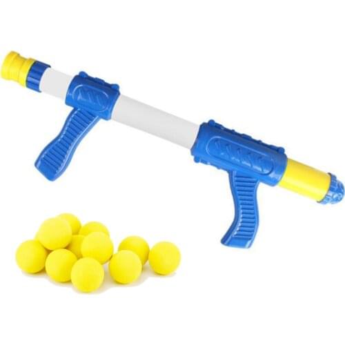 Outdoor Children Interactive Shooting Gun EVA Soft Bullet Air Powered Aerodynamic Gun Desktop Indoor Shoot Game for Kids