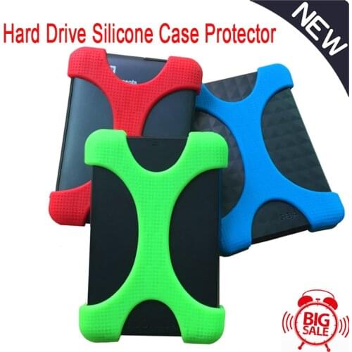 Shockproof Silicone 2.5" HDD Case For Mobile Hard Disk External Hard Drive Seagate Expansion 2021 New 2.5 Inch