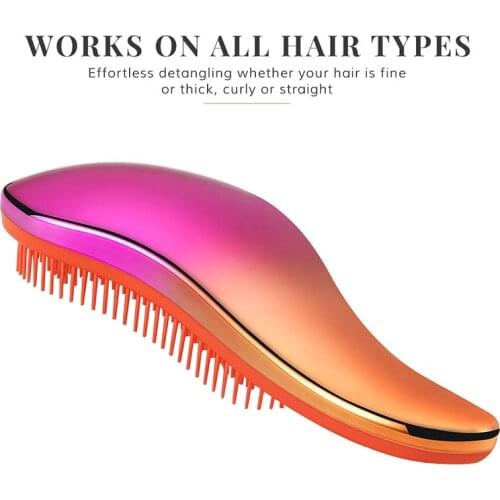 Detangler Brush Scalp Massager Peine Hair Comb Pentes Cepillo Pelo Brosse Cheveux Femme Escova De Cabelo Accessories Peigne