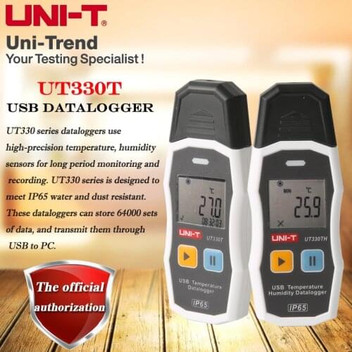 UNI-T UT330T/TH high-precision USB temperature and humidity recorder cold chain/warehouse temperature data and humidity record