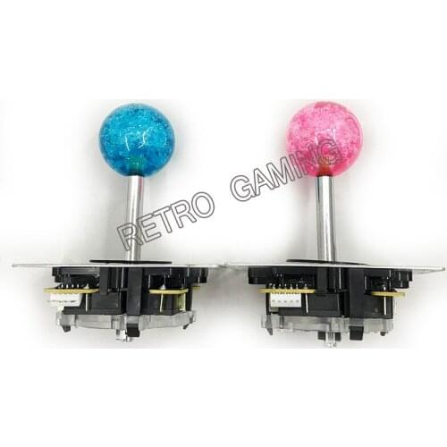 Factory price DIY Arcade game machine parts Arcade joystick 5 Pin interface Fighting rocker 4 way 9 color ball for choose