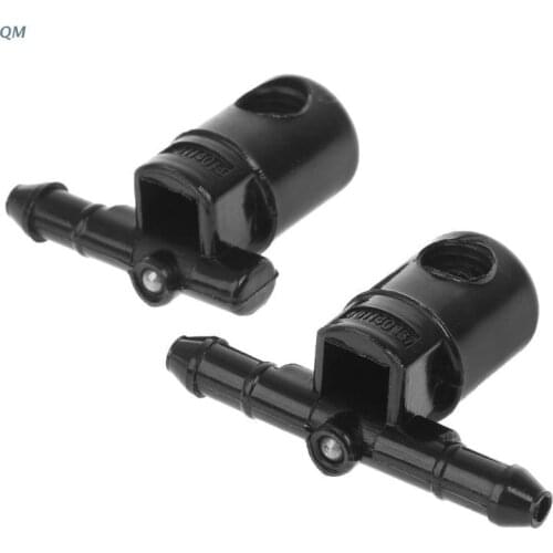2Pcs Windscreen Washer Fan Spray Jets for buick Opel 12782508 12782509 Function Water Nozzle 13MF