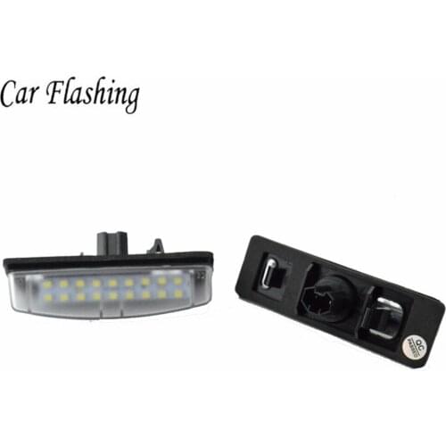 2X Car LED License Plate Light 12V SMD Number Plate Lamp For Toyota Avensis Verso Camry Aurion Prius For Lexus IS200 LS430 GS300