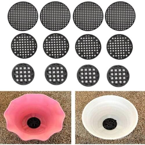 20Pcs Bottom Grid Mat Accessory Flowerpot Mesh Pad Hole Mesh Mats Bonsai Basin Bottom Breathable Gasket Gardening Accessories