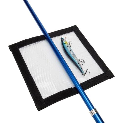 4 Packs Fishing Bait Cover Lures Wrap 15.6 x 8.6 inches PVC Hook Pack Crankbaits Spoons Spinner Package Protective Covers Clear