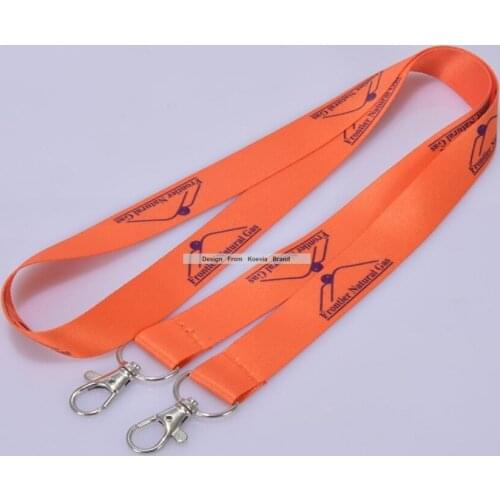 Free shipping Cheap Exhibition Meeting Lanyards with Sublimation Double Hook ID card top quality Custom Logo Lanyards