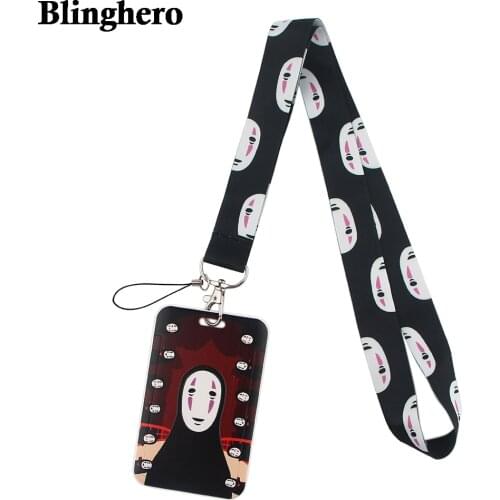 CB390 Anime Lanyard ID Badge Holder Bus Pass Case Cover Slip Bank Credit Card Holder Strap Card Holder Cosplay Accessories