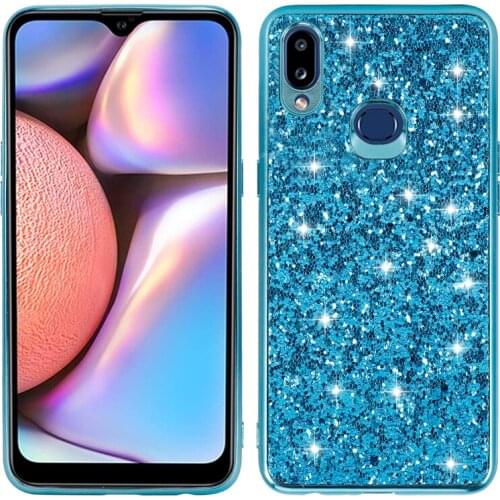 Bling Glitter Case For Samsung Galaxy A10S A20S Silicone Crystal Sequins Soft TPU Shockproof Phone Cover Coque Fundas a10s a20s