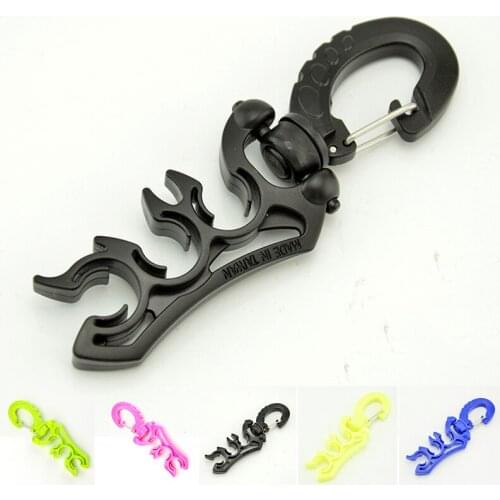Breathing Regulator Shackle Scuba Diving Regulator BCD Hose Holder With Fixing Clip Buckle Hook Snorkeling Tools Accessories