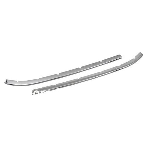 Chrome Front Lower Grille Trims For Toyota Rav4 2013 Up