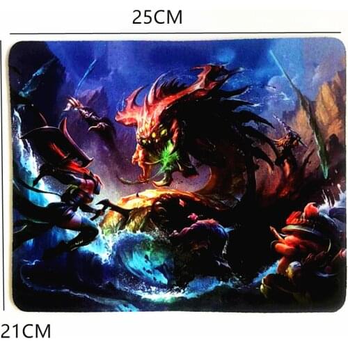 21x25CM Gaming Mouse Pad Computer Laptop Gamer Keyboard Mouse Mat Dragon Beast Desk Mousepad for PC Desk Pad 3mm