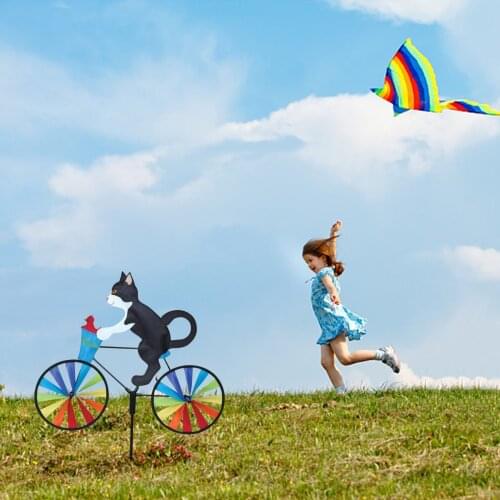 Toy windmill garden yard dress up car animal fabric windmill traditional nostalgic childrens toy colorful windmill