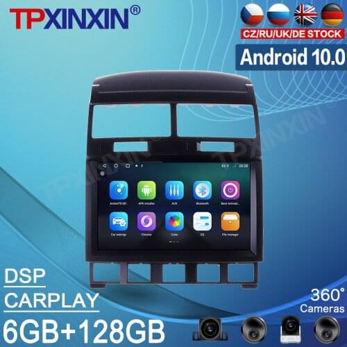 Android 10 128GB For Volkswagen Touareg GP 2002-2010 Car Tape Radio Recorder Video Player Carplay GPS Navi Multimedia Head Unit