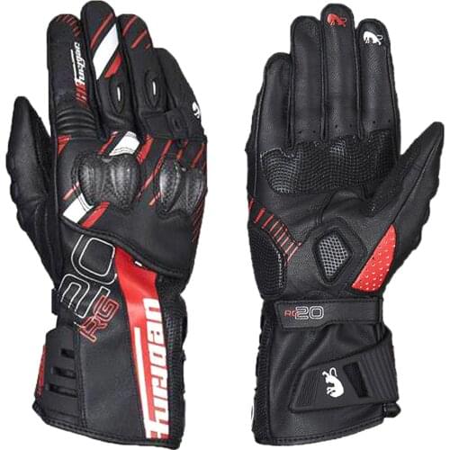 Furygan AFS 20 Motorcycle Gloves Leather Wearable Breathable Riding Gloves Long Knight Carbon Fiber Drop Protection Gloves