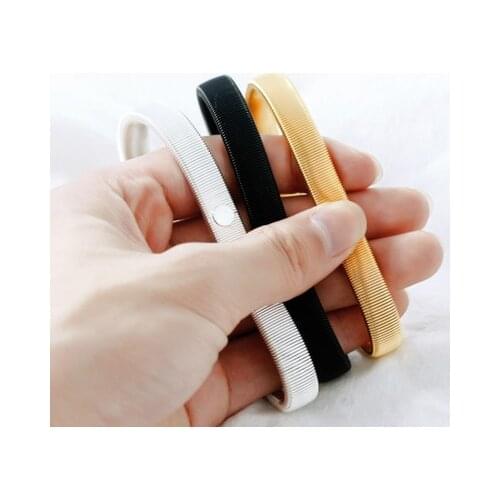 Mens and Womens Metal Spring Arm Cuff Hoop Environmental Protection Anti-leg Color