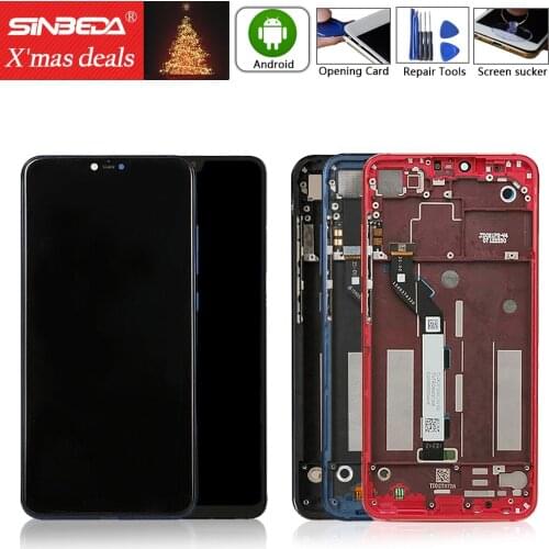 Original 6.26" For Xiaomi Mi8 Lite Display LCD Digitizer Touch Screen with Frame For Xiaomi Mi 8 Lite LCD Display MI8 Youth LCD