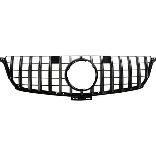 For Mercedes Benz ML Class W166 AMG GT R grill ML300 ML320 ML350 ML400 ML450 2012 2013 2014 2015 Front Grille Upper Mesh Bumper