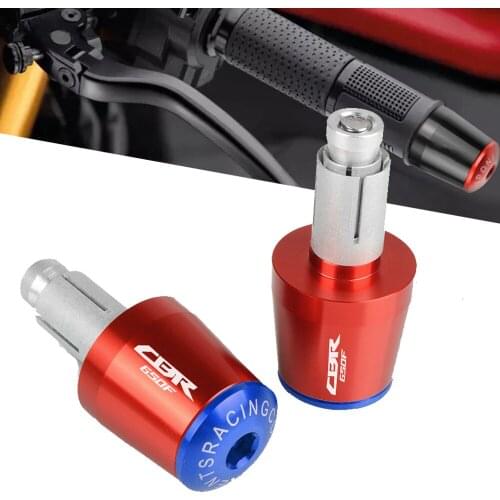 Motorcycle Handlebar Gear Balanced Plug Slider Handle Bar End Grips Cap For Honda CBR650F CBR 650F CBR-650F 2014 2015 2016